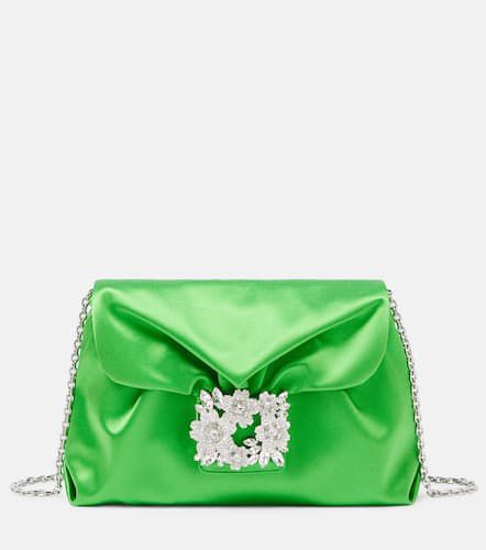 Bolso al hombro RV Bouquet de satén - Roger Vivier - Modalova