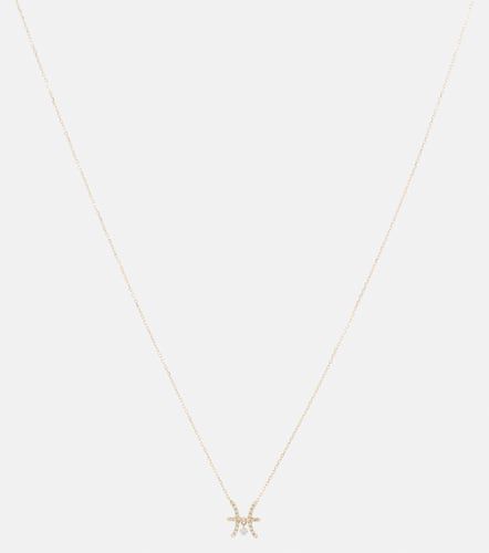 PersÃ©e Pisces 18kt gold necklace with diamonds - Persee - Modalova