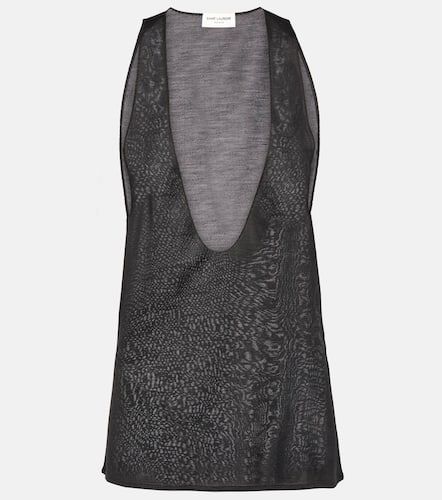 Saint Laurent Top aus Seide - Saint Laurent - Modalova