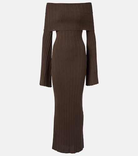 Robe longue en soie mélangée - Aya Muse - Modalova