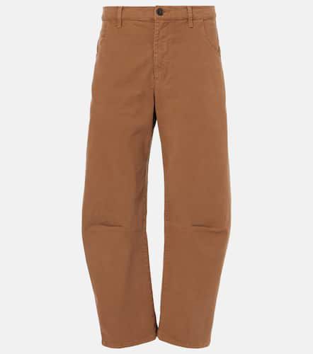 Emerson mid-rise cotton barrel-leg pants - Nili Lotan - Modalova