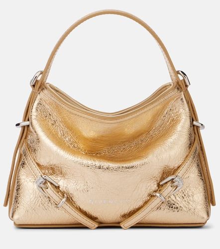 Borsa Voyou Nano in pelle metallizzata - Givenchy - Modalova