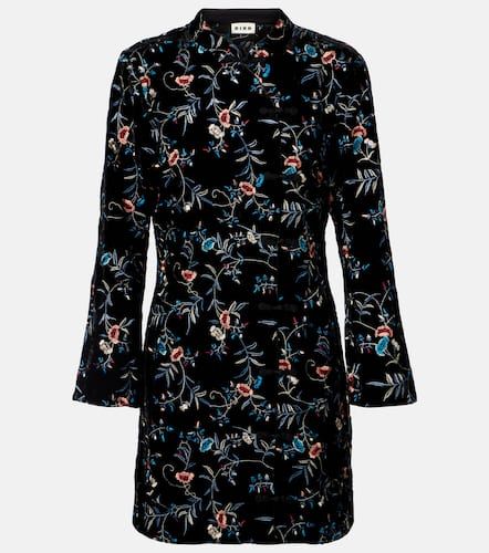 Robe Delphina brodée en velours - Rixo - Modalova