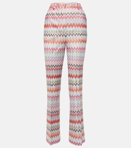 Pantaloni flared in misto cotone - Missoni - Modalova