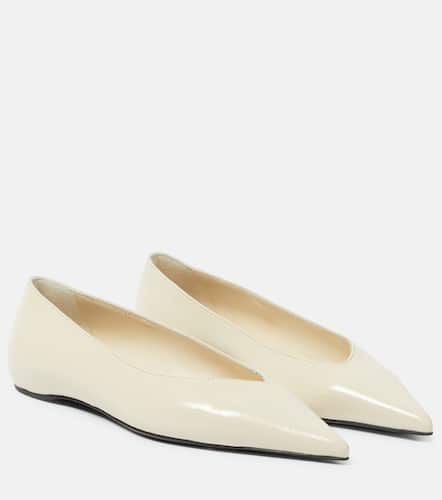 The Asymmetric leather ballet flats - Toteme - Modalova