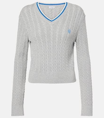 Cropped-Pullover aus Baumwolle - Loewe - Modalova