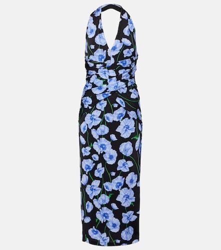 Robe midi à fleurs - Carolina Herrera - Modalova