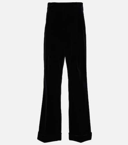 Pantalones de terciopelo de algodón - Gucci - Modalova