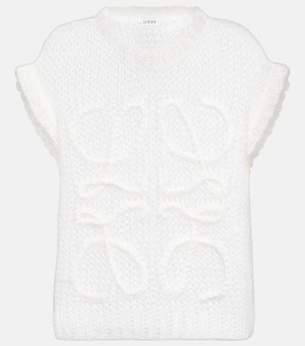 Anagram mohair-blend sweater vest - Loewe - Modalova
