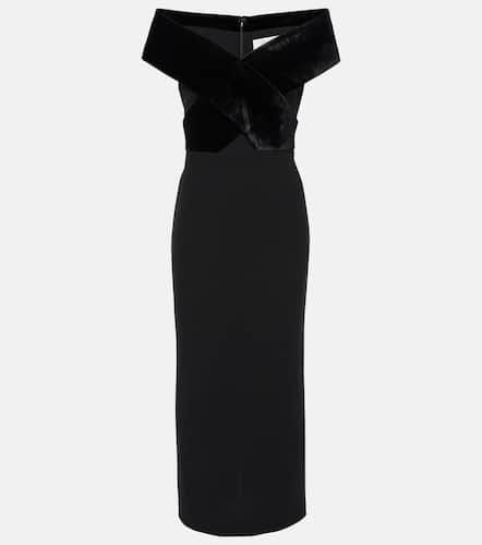 Off-Shoulder-Robe aus Samt - Roland Mouret - Modalova