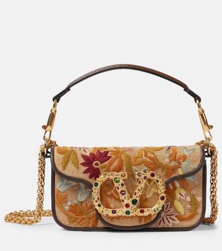 Bestickte Schultertasche Locò Small - Valentino Garavani - Modalova