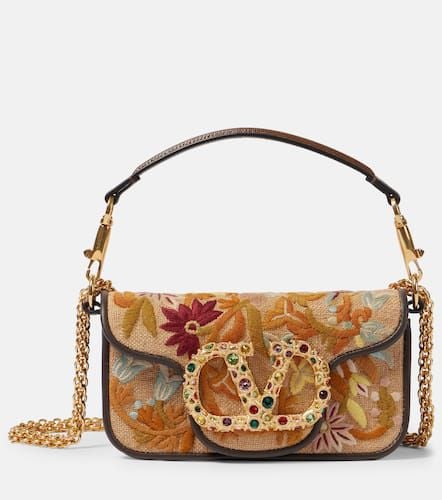 Borsa a spalla Locò Small con ricamo - Valentino Garavani - Modalova