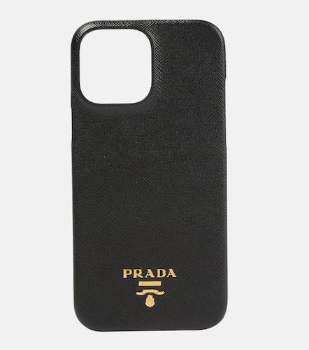 Prada iPhone 13 Pro leather case - Prada - Modalova