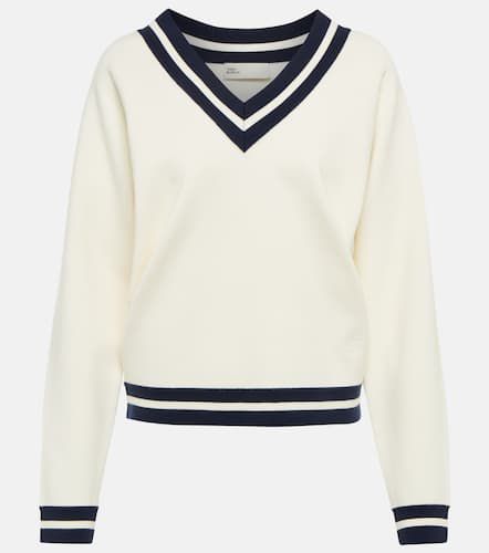 V-neck wool-blend sweater - Tory Sport - Modalova