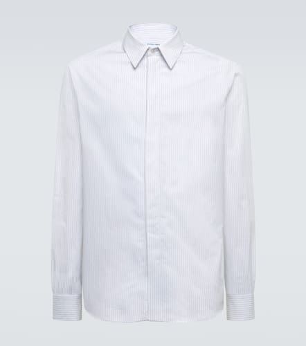 Camisa de algodón con raya diplomática - Bottega Veneta - Modalova
