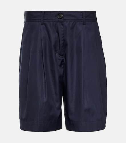 High-Rise Bermuda-Shorts aus Baumwolle - Toteme - Modalova
