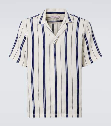 Maitan striped linen and cotton shirt - Orlebar Brown - Modalova