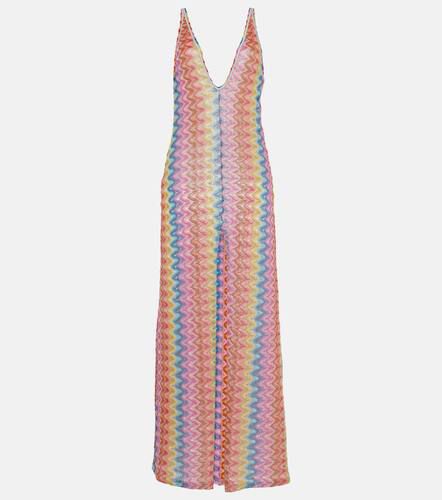 Zig Zag pointelle maxi dress - Missoni - Modalova