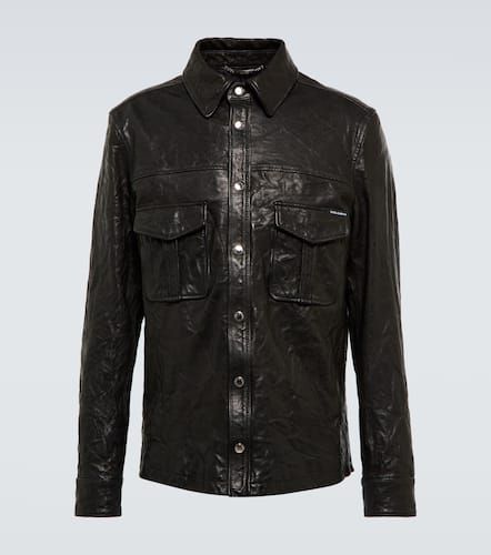 Dolce&Gabbana Camicia in pelle - Dolce&Gabbana - Modalova