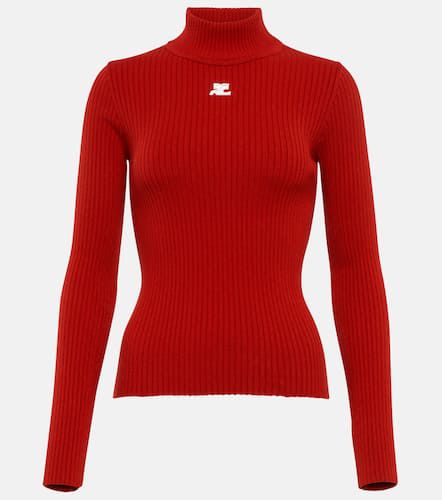 Courrèges Pullover aus Rippstrick - Courreges - Modalova