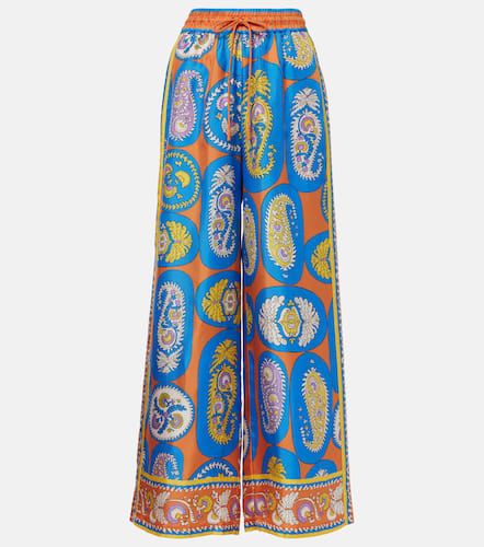 AlÃ©mais Luis printed silk palazzo pants - Alemais - Modalova