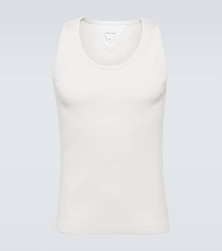 Tank top in jersey di misto cotone - Bottega Veneta - Modalova