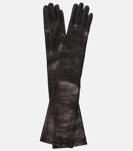 Long leather gloves - Valentino Garavani - Modalova