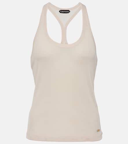 Tom Ford Crêpe jersey tank top - Tom Ford - Modalova