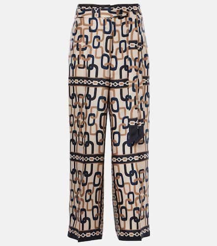 Brina printed silk twill wide-leg pants - 'S Max Mara - Modalova