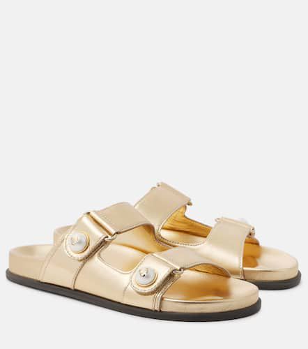 Fayence metallic leather sandals - Jimmy Choo - Modalova