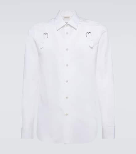 Camicia Harness in popeline di cotone - Alexander McQueen - Modalova