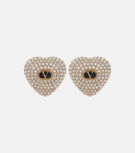 Pendientes Cuore XS adornados - Valentino - Modalova