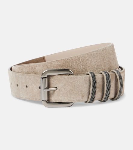 Suede monili belt - Brunello Cucinelli - Modalova