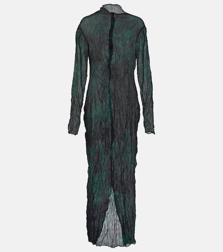 Vestido largo semitranslúcido adornado - Acne Studios - Modalova