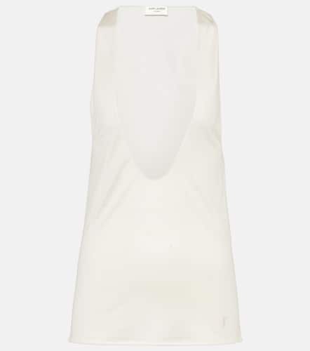 Saint Laurent Silk tank top - Saint Laurent - Modalova