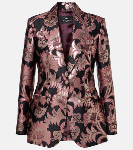 Etro Blazer in jacquard floreale - Etro - Modalova