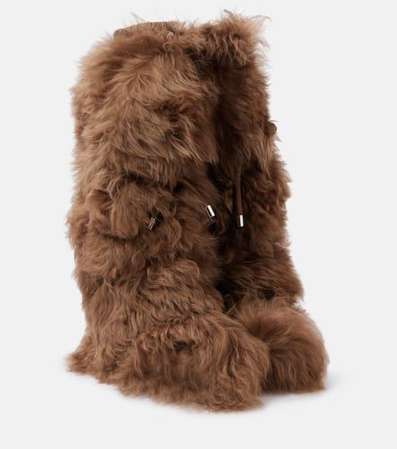 Gaia High shearling snow boots - Moncler Grenoble - Modalova