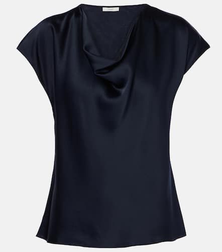 Vince Draped silk satin top - Vince - Modalova