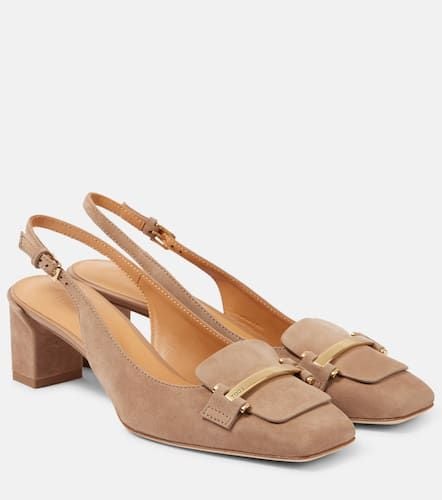 Tod's 50 suede slingback pumps - Tod's - Modalova