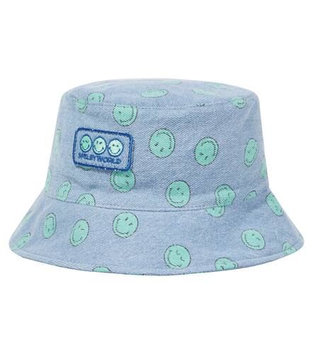 Sombrero de pescador Smiley de denim - The New Society - Modalova