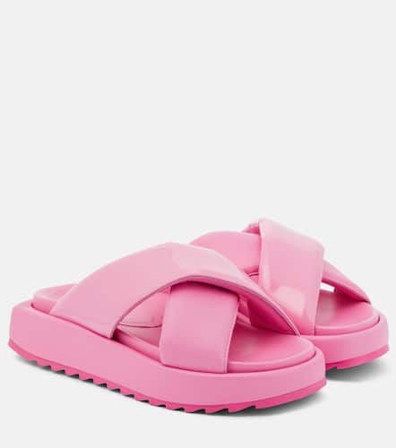 Gia 25 padded leather slides - Gia Borghini - Modalova