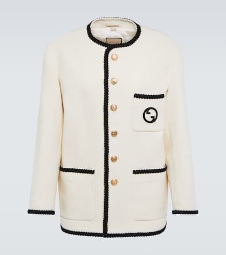 Gucci Embroidered tweed jacket - Gucci - Modalova