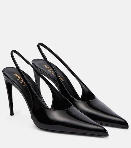 Pulp 90 patent leather slingback pumps - Saint Laurent - Modalova