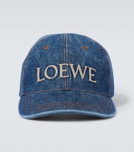 Loewe Logo denim baseball cap - Loewe - Modalova