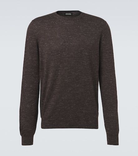 Pullover in seta, cashmere e lino - Zegna - Modalova