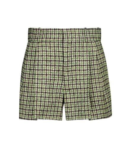 Chloé Shorts de tweed a cuadros - Chloe - Modalova