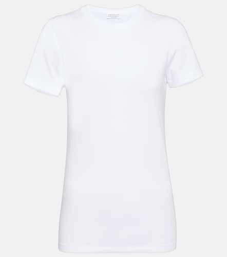 Camiseta en mezcla de algodón - Brunello Cucinelli - Modalova