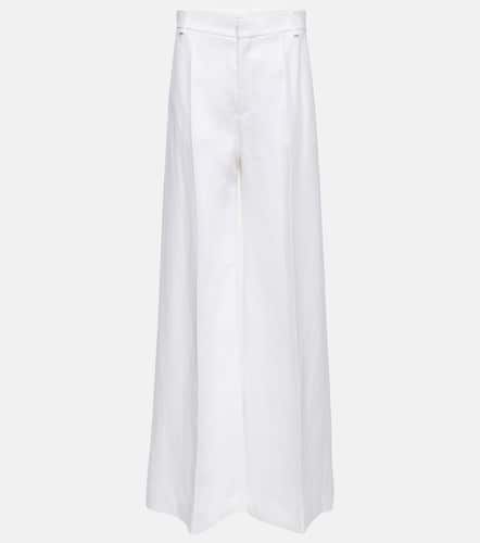 ChloÃ© High-rise linen and cotton wide pants - Chloe - Modalova