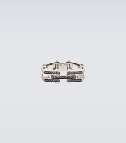 Chrome 14kt white gold ring with diamonds - Rainbow K - Modalova