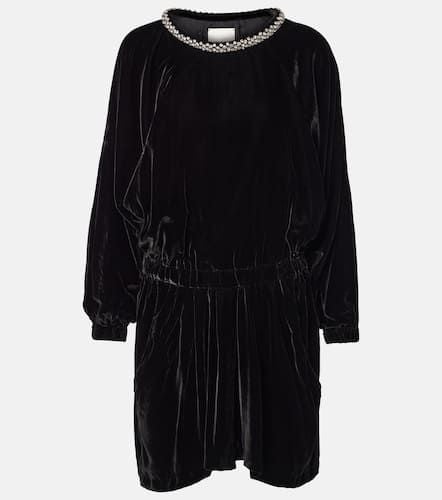 Beniga crystal-embellished velvet minidress - Isabel Marant - Modalova